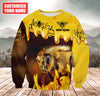 Maxcorners Personalized Name Honey Bee All Over Printed Unisex Shirt LM1304