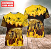 Maxcorners Personalized Name Honey Bee All Over Printed Unisex Shirt LM1304