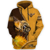 Maxcorners Personalized Name Honey Bee All Over Printed Unisex Shirt LM1304