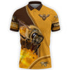Maxcorners Personalized Name Honey Bee All Over Printed Unisex Shirt LM1304