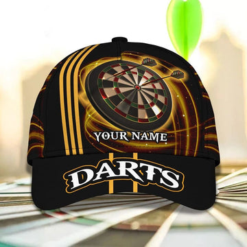 Maxcorners Customized Darts 3D Baseball Cap for Men and Women Who loves Dart, Gift for Dart Loves LM0402