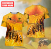 Maxcorners Personalized Name Honey Bee All Over Printed Unisex Shirt LM1304