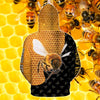 Maxcorners Personalized Name Honey Bee All Over Printed Unisex Shirt LM1304