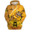 Maxcorners Personalized Name Honey Bee 7 All Over Printed Unisex Shirt LM1304