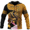 Maxcorners Personalized Name Honey Bee 8 All Over Printed Unisex Shirt LM1304