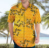 Maxcorners Honey Bee Hawaii Shirt LM1304