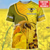 Maxcorners Personalized Name Honey Bee 11 All Over Printed Unisex Shirt LM1304
