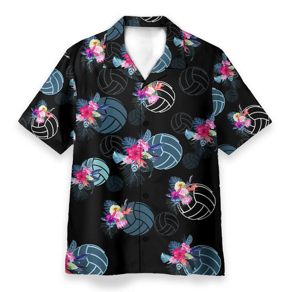 Volleyball Tropical Men's Button's Up Shirts - Hawaiian Shirt