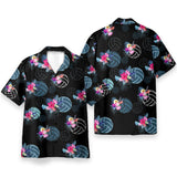 Volleyball Tropical Men's Button's Up Shirts - Hawaiian Shirt