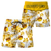 Maxcorners Personalized Honey Bee Tropical Hawaii Shirt Beach Short LM1304