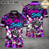 Maxcorners Bowling Strike & Smile Bowling Graphic Multicolor Customized Name, Team Name 3D Shirts