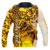 Maxcorners Personalized Name Honey Bee 20 All Over Printed Unisex Shirt LM1304