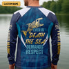 Maxcorners Marlin Fishing SPF Shirts, Dead Man and The Sea Fishing Shirts For Men, Funny Fisherman Gift