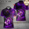 Maxcorners Darts Unicorn DartBoard Design Multicolor Customized Name, Team Name 3D Shirts