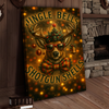 Maxcorners Deer Jingle Bells Shotgun Shells 3D Wrapped Canvas