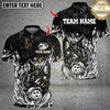 Maxcorners Bowling Flaming Pins and Angry Wolf Multicolor Customized Name, Team Name 3D Shirts