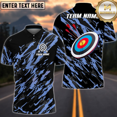 Maxcorners Camo Hunter Archery Personalized Name 3D Shirt