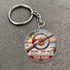 Maxcorners Personalized Merry Trap-Mas Breaking Clays All The Way Shotgun Santa Acrylic Christmas Ornament And Keychain Custom Gift For Hunters 2D Flat