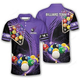 Maxcorners Billiard Lover Billiard multicolor Polo Shirts For Men, Billiard team shirts, Gift for Pool team player