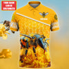 Maxcorners Personalized Name Honey Bee 24 All Over Printed Unisex Shirt LM1304