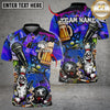 Maxcorners Bowling And Pins Funny Beer Drunken Strike Street Style Customized Name, Team Name 3D Shirt (4 Colors)