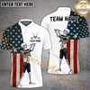 Maxcorners Skeleton Golf Flag Options Personalized Name, Team Name 3D Shirt