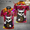 Maxcorners Graffiti Wolf Darts Multicolor Customized Name, Team Name 3D Shirts