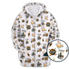 Maxcorners Golf and Bourbon Pattern Polos, Funny Bourbon Shirt For Men, Crazy Golf Shirts For Golfers