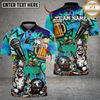 Maxcorners Bowling And Pins Funny Beer Drunken Strike Street Style Customized Name, Team Name 3D Shirt (4 Colors)