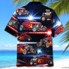 Maxcorners Personalized Hot Rod America Patriot Hawaiian Shirt