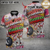 Maxcorners Bowling And Pins Funny Strikes & Giggles Customized Name, Team Name 3D Shirt (4 Colors)