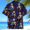 Maxcorners 4th Of July Funny Dalmatian Hot Rod Hawaiian Shirt
