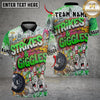 Maxcorners Bowling And Pins Funny Strikes & Giggles Customized Name, Team Name 3D Shirt (4 Colors)