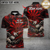 Maxcorners Darts Evil Bird Dartboard Design Multicolor Customized Name, Team Name 3D Shirts