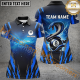 Maxcorners Hunder Lightning Cobra Snake Bowling Jersey Customized Name, Team Name 3D Shirt