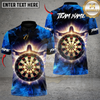 Maxcorners Darts Bullseye Ascension Multicolor Customized Name, Team Name 3D Shirt