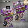 Maxcorners Bowling And Pins Funny Strikes & Giggles Customized Name, Team Name 3D Shirt (4 Colors)