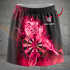 Maxcorners Darts Flaming Dragon Dartboard Personalized 3D Skirts With Shorts