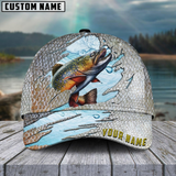 Maxcorners Trout Fishing Cool Fishing Customized Name 3D Cap