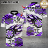 Maxcorners Darts Flaming Dartboard Design Multicolor Customized Name, Team Name 3D Shirts