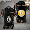 Maxcorners Billiard Rolling Tribal Pattern Personalized Name, Team Name 3D Shirt