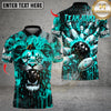 Maxcorners Lion Bowling Designn Multicolor Customized Name, Team Name 3D Shirts