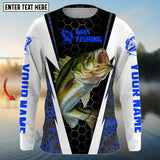 Maxcorners Bass Fishing Customize Name UV 3D Shirt