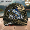 Maxcorners Fishing Camouflage Water Splash Personalized 3D Cap (12 Fish Species)