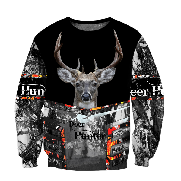 Maxcorners Deer Hunter Custom Name Shirt 3D All Over Printed Clothes