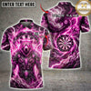Maxcorners Darts Thunder Viking Warrior Dartboard Multiple Options Personalized Name, Team Name 3D Shirt