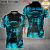 Maxcorners Deer Darts Fiery Lightning Multiple Options Personalized Name, Team Name 3D Shirt