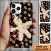Maxcorners Darts Voodoo Doll Pattern Multicolor Personalized Name 3D Phone Case