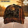 Maxcorners Hunting Orange Black Hunter Personalized 3D Cap
