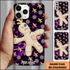 Maxcorners Darts Voodoo Doll Pattern Multicolor Personalized Name 3D Phone Case